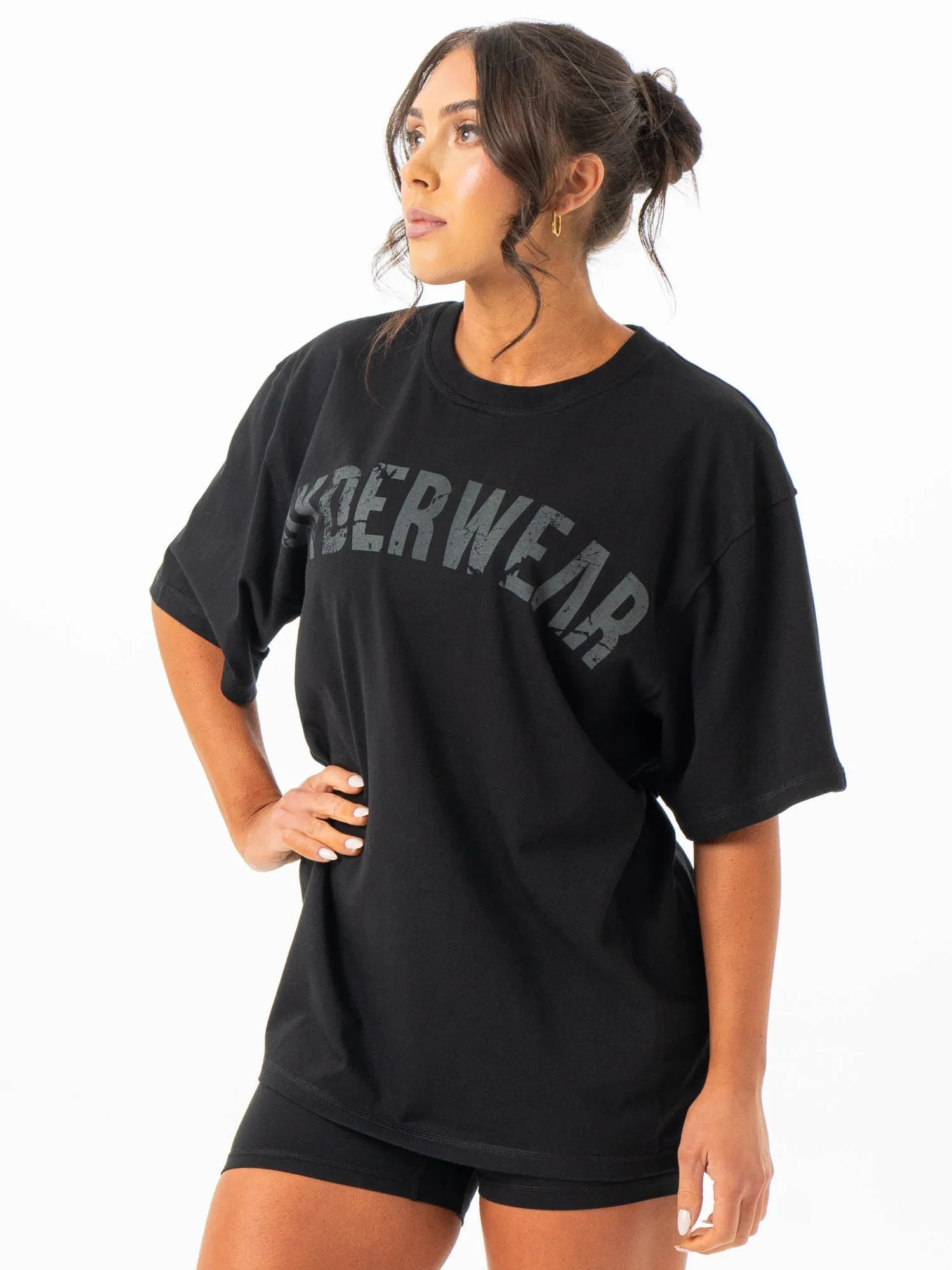 Force Oversized T-Shirt - Black oversized but not shapeless