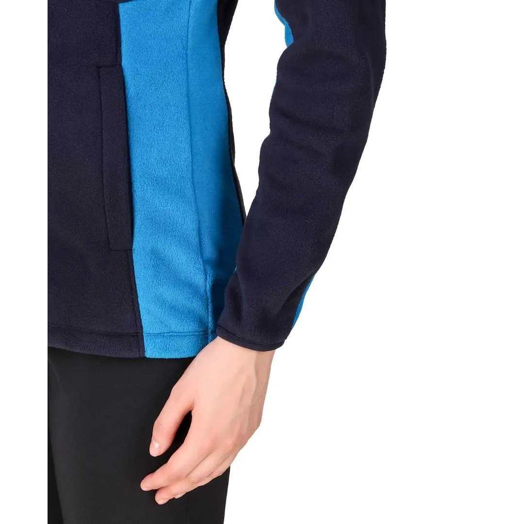 Columbia Women Navy Blue Basin Trail Fleece Full Zip Brush museum