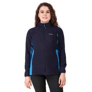 Cherish Columbia Women Navy Blue Basin Trail Fleece Full Zip