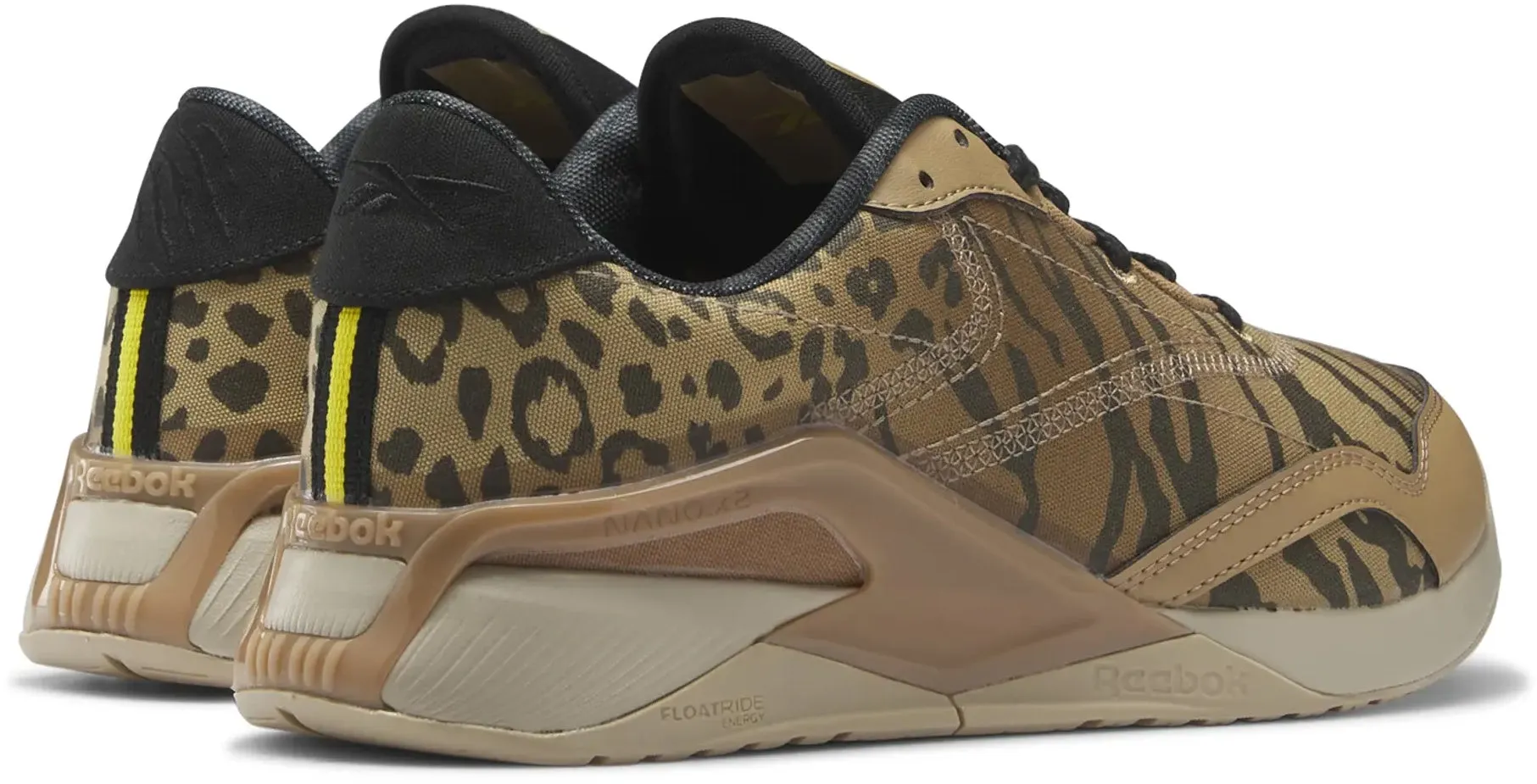 Reebok Nano X2 Grow Training Shoes - Brown Commute Light synthetic leather