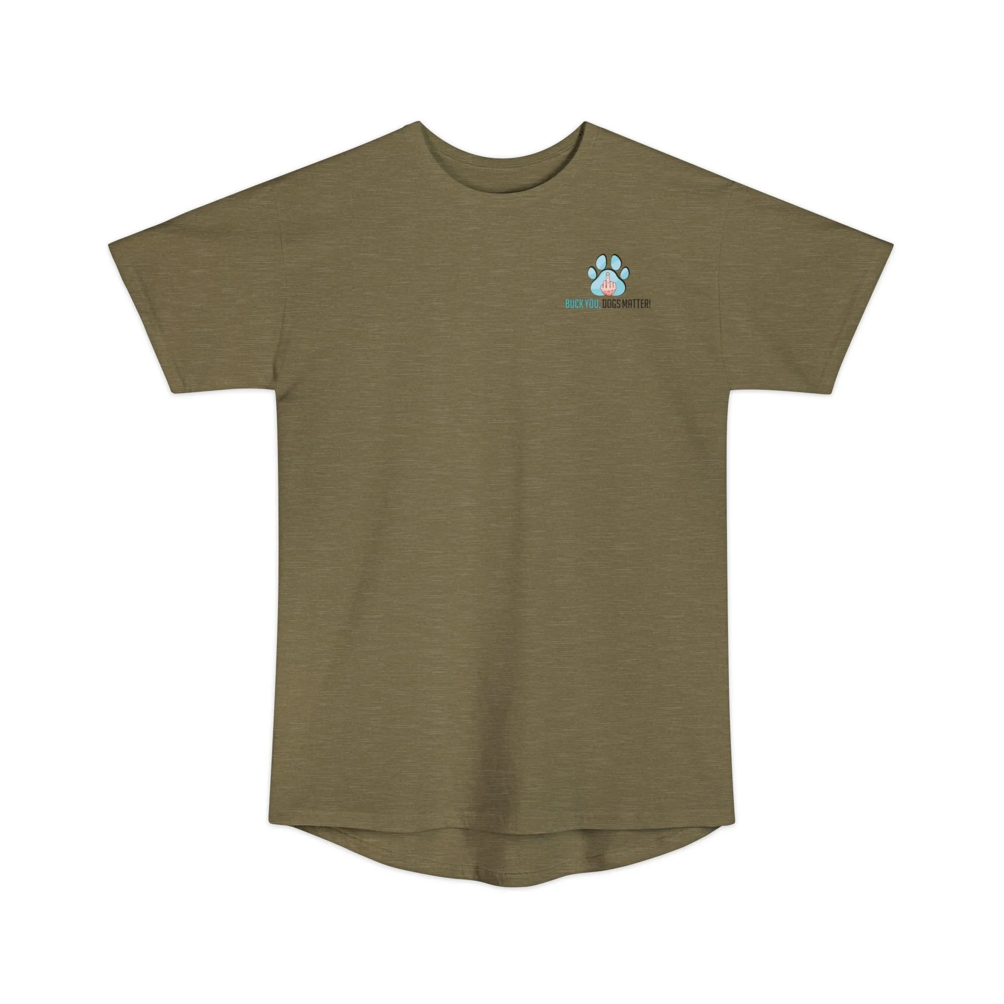 Reinforced Shoulder Stitching Unisex Long Body Urban Tee