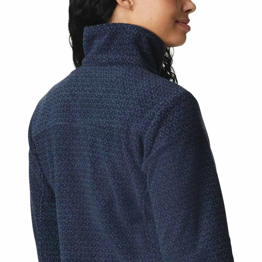 Hidden pockets Columbia Women Blue Fast Trek Printed Jkt