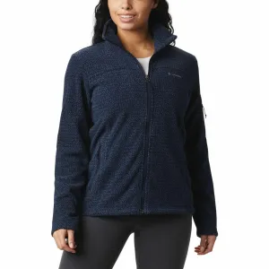 Columbia Women Blue Fast Trek Printed Jkt Climb Period