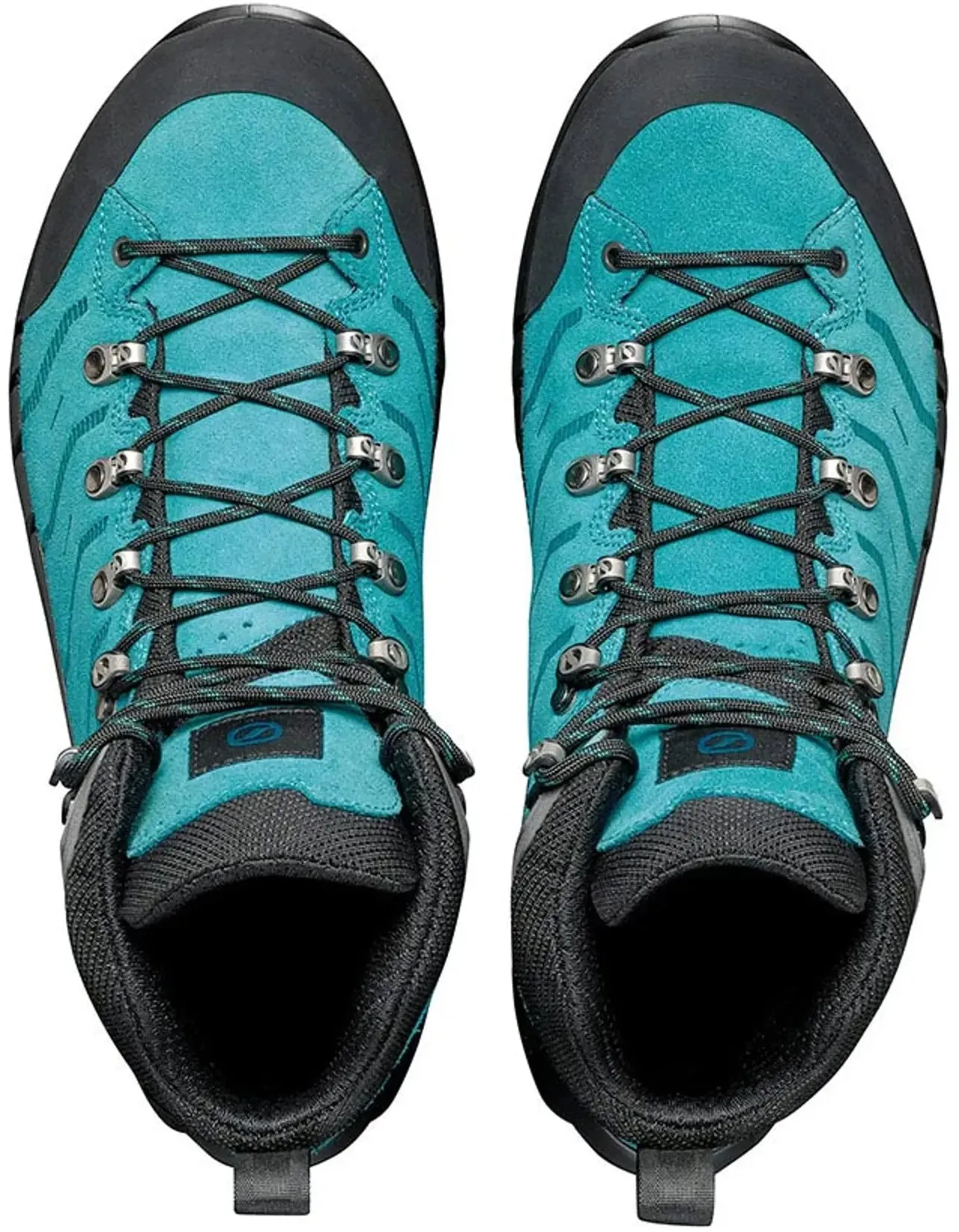 Padded Comfort Wellness Seekers Anti Slip Scarpa Cyclone-S GORE-TEX Womens Walking Boots - Blue