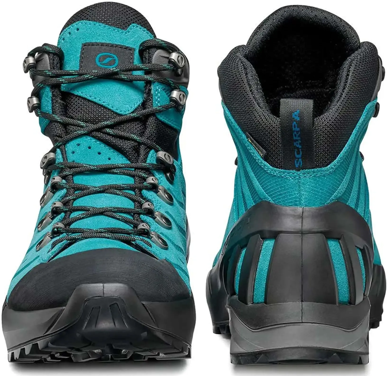 Scarpa Cyclone-S GORE-TEX Womens Walking Boots - Blue Elastic laces Freeze Grip