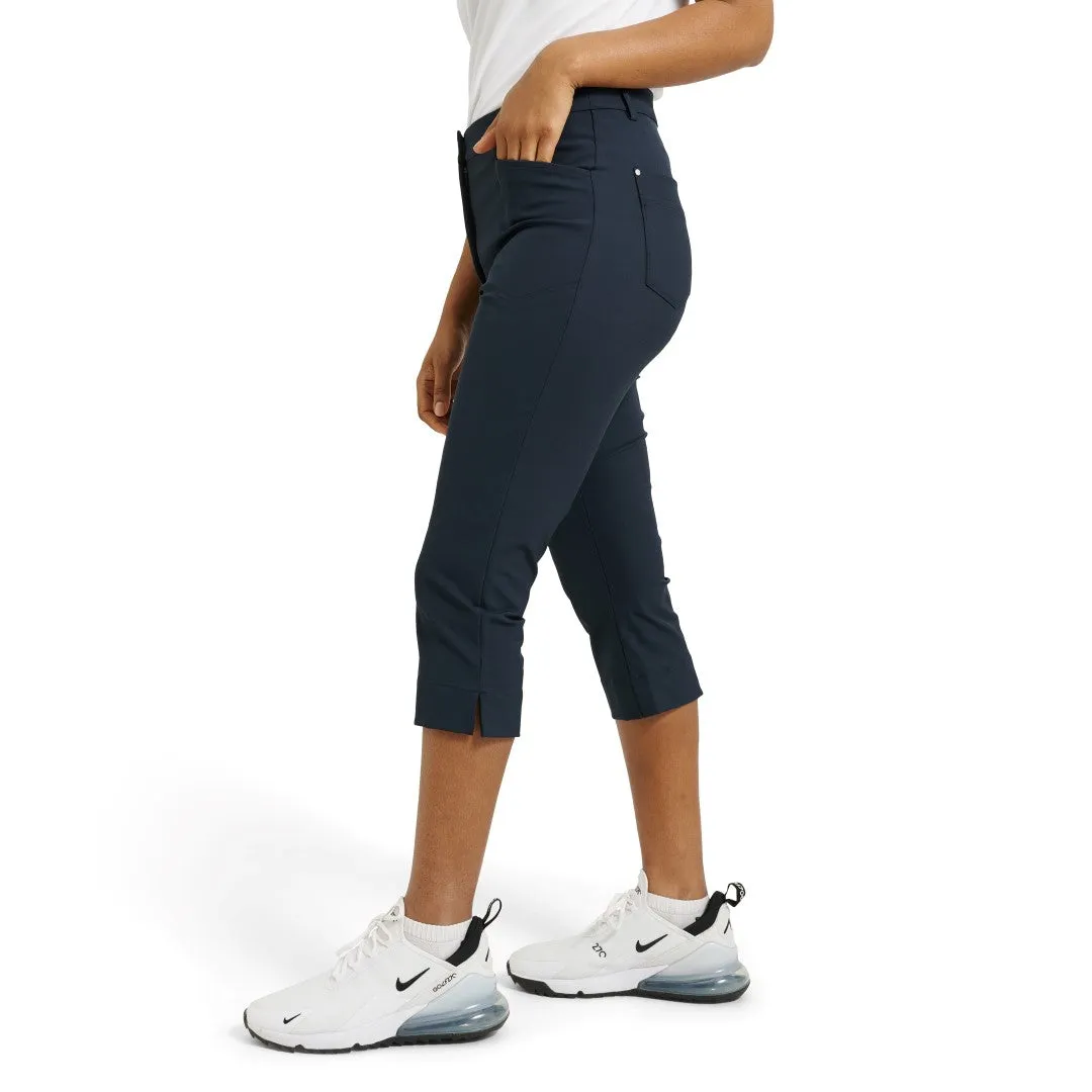 Tailored Fit HeatDissipationFabric Women Elite Capri (high waist)-4-ways stretch