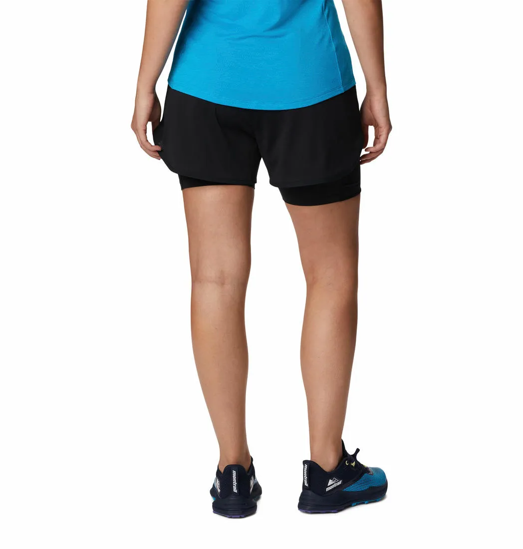 beach shorts ReinforcedStressPoints Columbia Women Black W Endless Trail 2n1 Short