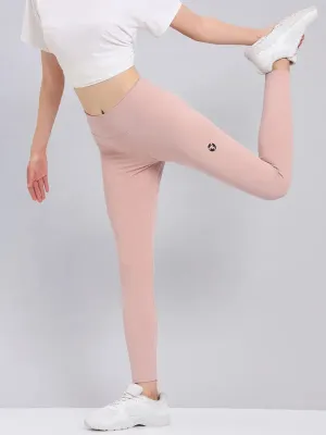 Chic and Soft Fit Unisex Style Four Way Women Solid Slim Fit Tights with ELASTO PLUS