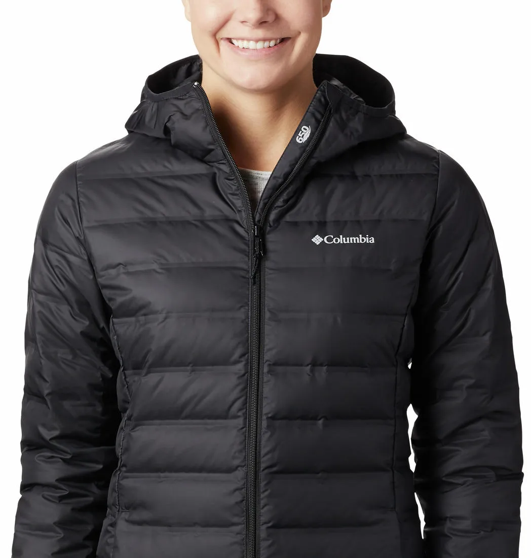 Versatile Protection Columbia Women Black Lake 22 Down Long Hooded Jacket