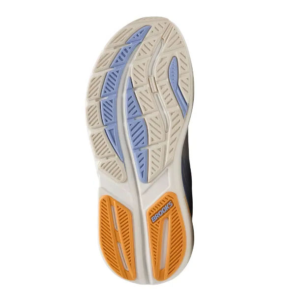 Brooks Women's Ghost Max 3 Medium Coconut/Blue Reinforced sidewalls Agility Training