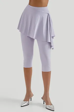 Cooling Skirted Cropped Legging Breathable Leggings Material