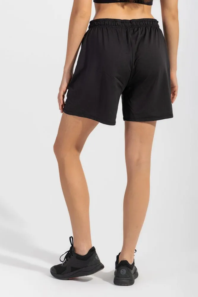 Running Shorts Black Stretch performance