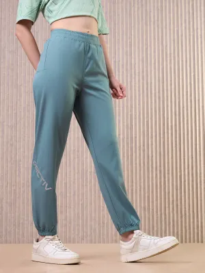quick dry Women Printed Slim Fit Joggers with TS FLEXI
