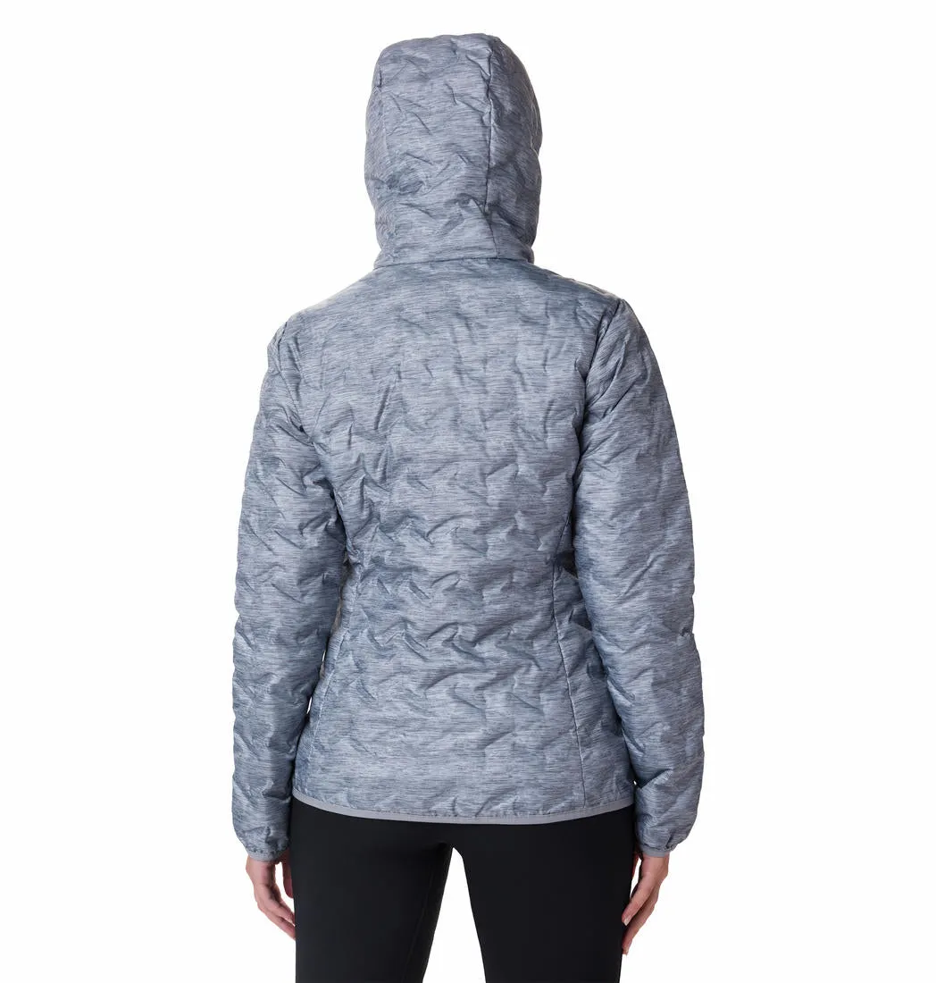 Street Wear popular among fashionistas Columbia Women Grey Delta Ridge Down Hooded Jacket