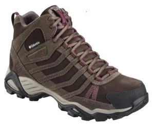 Columbia Women Brown HELVATIA MID LEATHER WATERPROOF All-Terrain Hiking Climb Walk