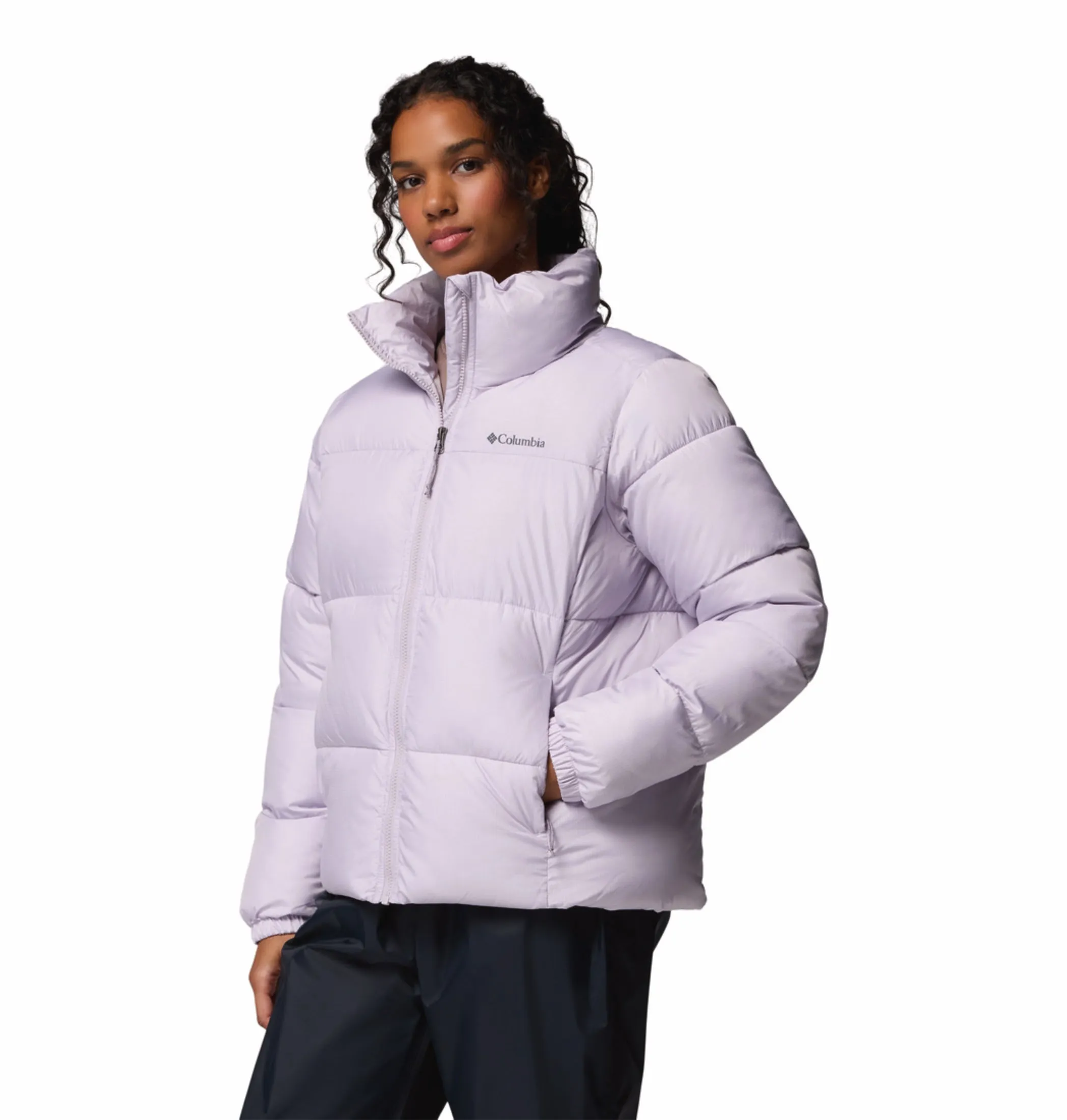 Columbia Women Purple OmniShield Puffect II Down Jacket Signal Moisture wicking