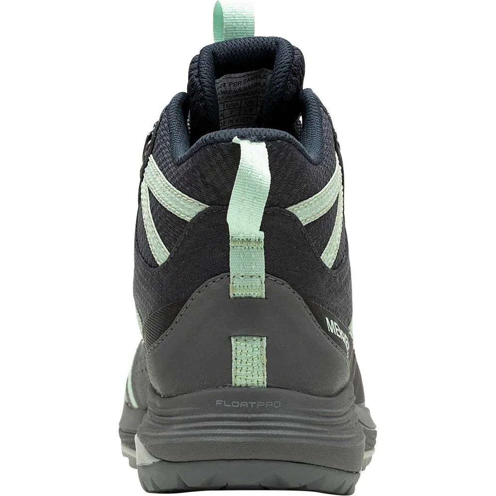 Merrell Siren 4 Mid GORE-TEX Womens Walking Boots - Navy Adjustable Hook and Loop Closure Comfort Run