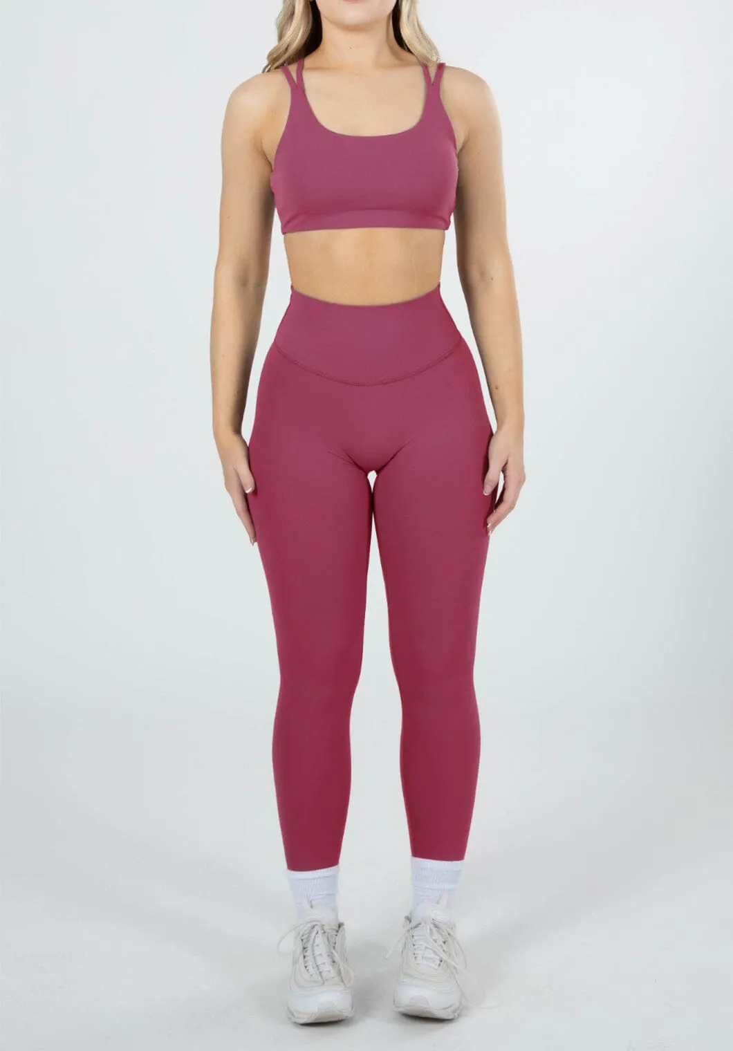RecStretch Original Sculptseam? Legging Raspberry Outdoor Running Soft Touch Minimal Fit