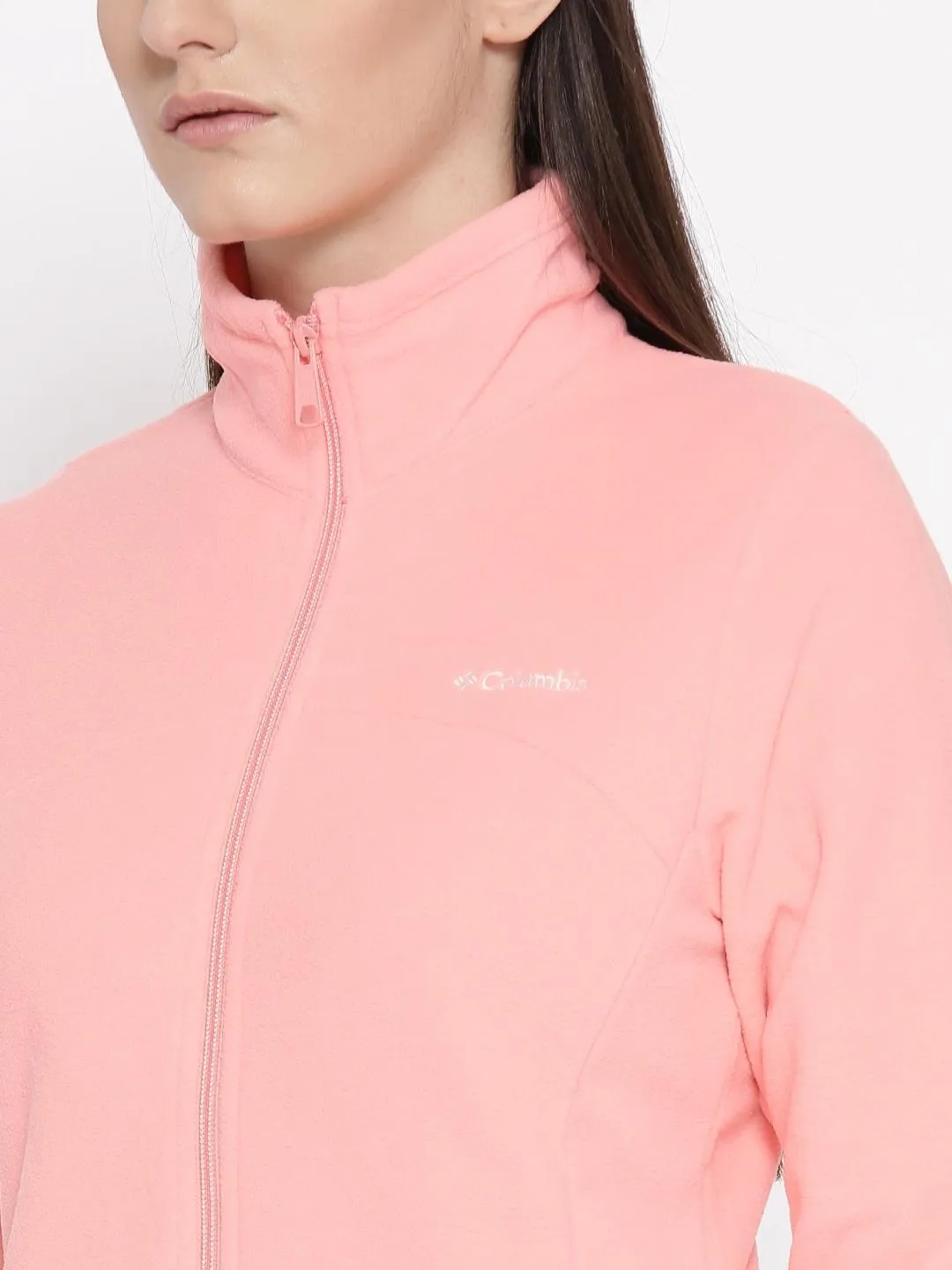 Columbia Women Orange Western Ridge Full Zip All Purpose Outerwear
