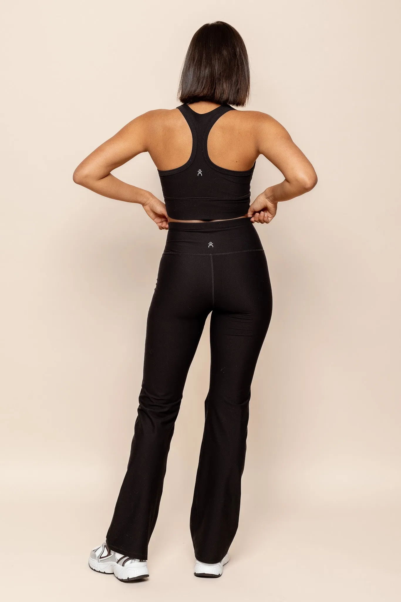 Flare Pant Silicone Hem Binding City Walk Soft Touch