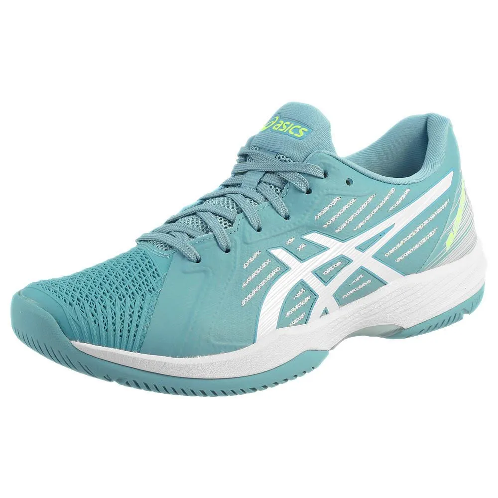Adaptive Fit Multi Directional Tread Asics Women's Solution Swift FF - Gris Blue/White