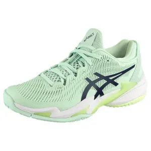 Asics Women's Court FF 3 - Pale Mint/Blue Expanse Vibration Dampening Versatile Fit