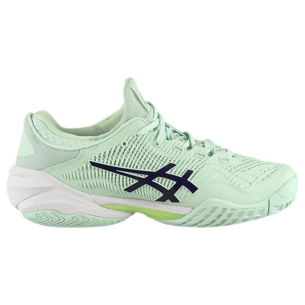 Fashionable Durable Stitching Asics Women's Court FF 3 - Pale Mint/Blue Expanse