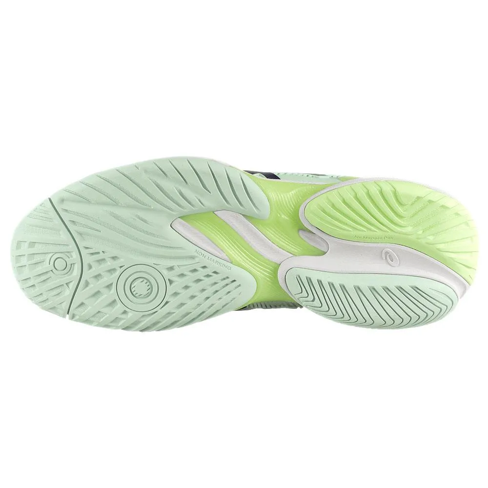 Asics Women's Court FF 3 - Pale Mint/Blue Expanse Breathable mesh Water resistant coating