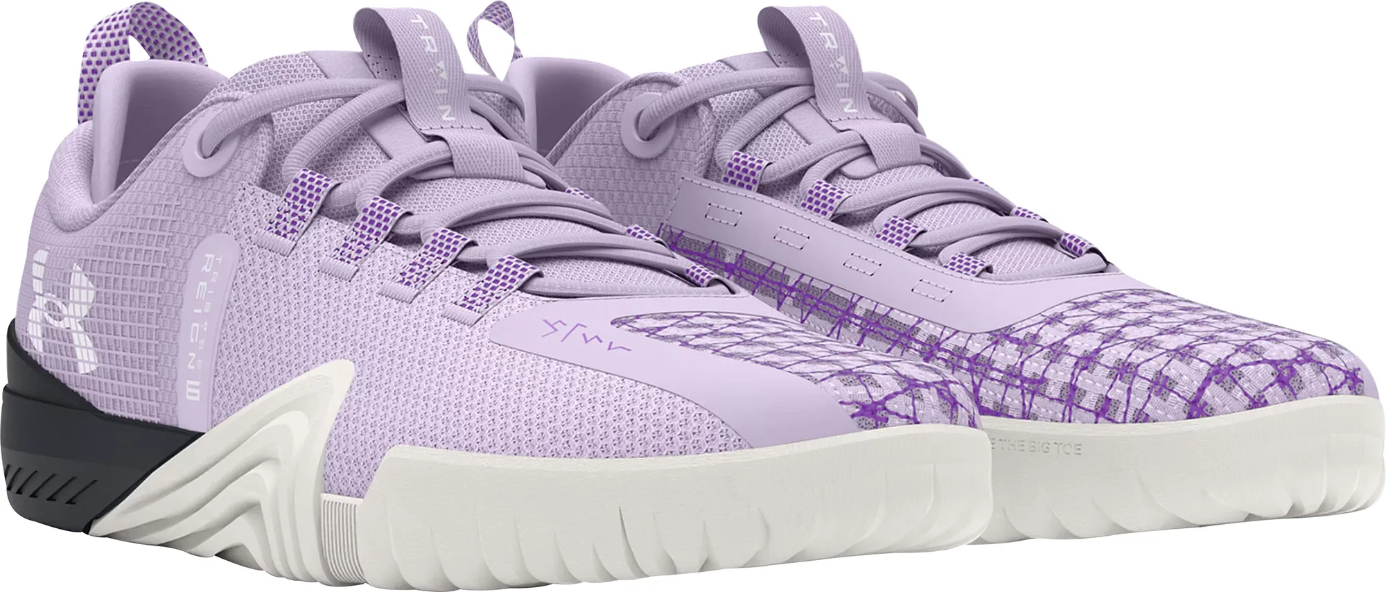 warm glow Airflow Ventilation Channels Under Armour Reign 6 Womens Training Shoes - Purple