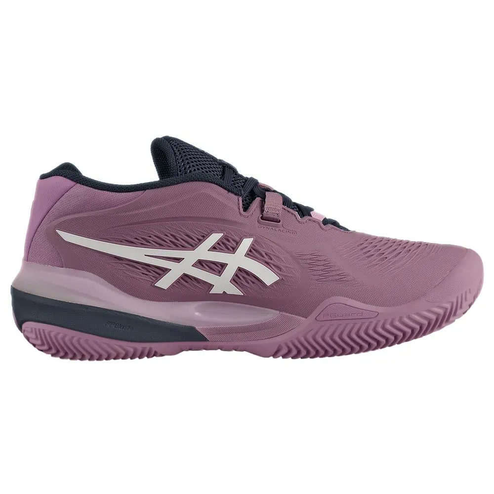Breathable knit Asics Women's Gel-Resolution X - Clay - Ube/White