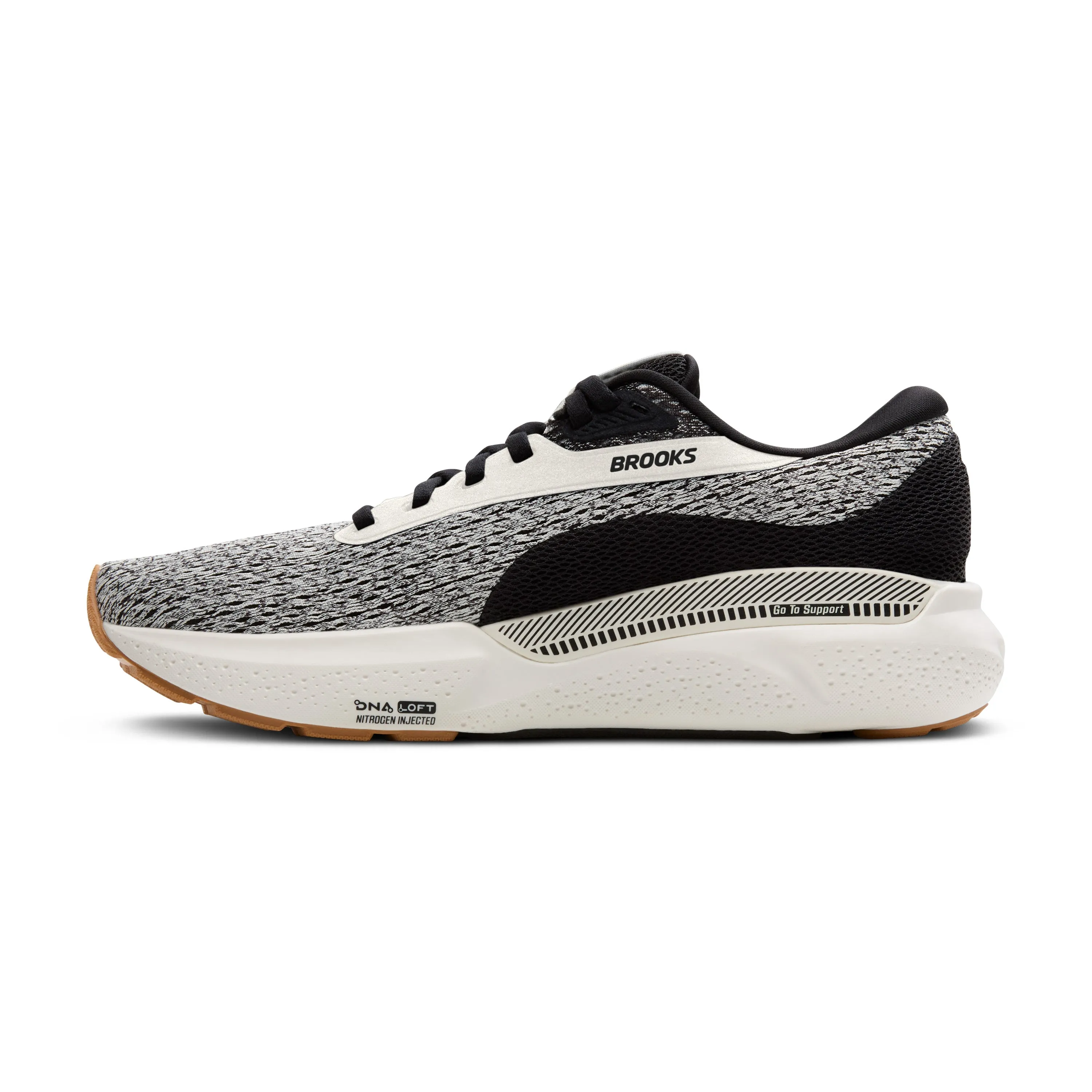 no - tie laces running on mud shoes BROOKS ADRENALINE V24 WOMEN'S