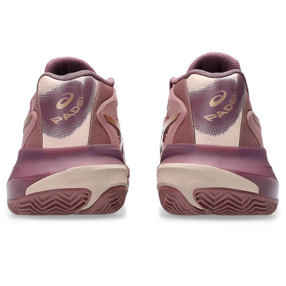 Asics Women's Gel-Resolution X - Padel - Purple Oxide/Rose Gold Compact Build Sport Utility