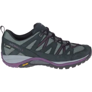 Slip Resistant All Weather Merrell Siren Sport 3 GORE-TEX Womens Walking Shoes - Black