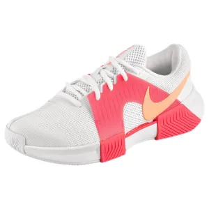 Pressure Dispersing Toe Box Nike Women's Air Zoom GP Challenge 1 - White/Crimson Tint