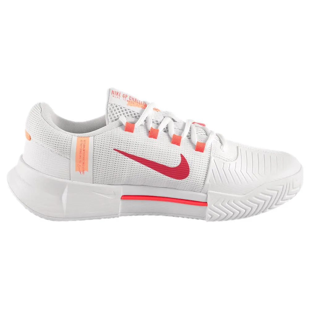 Nike Women's Air Zoom GP Challenge 1 - White/Crimson Tint Recreational Athletes Low Profile Design