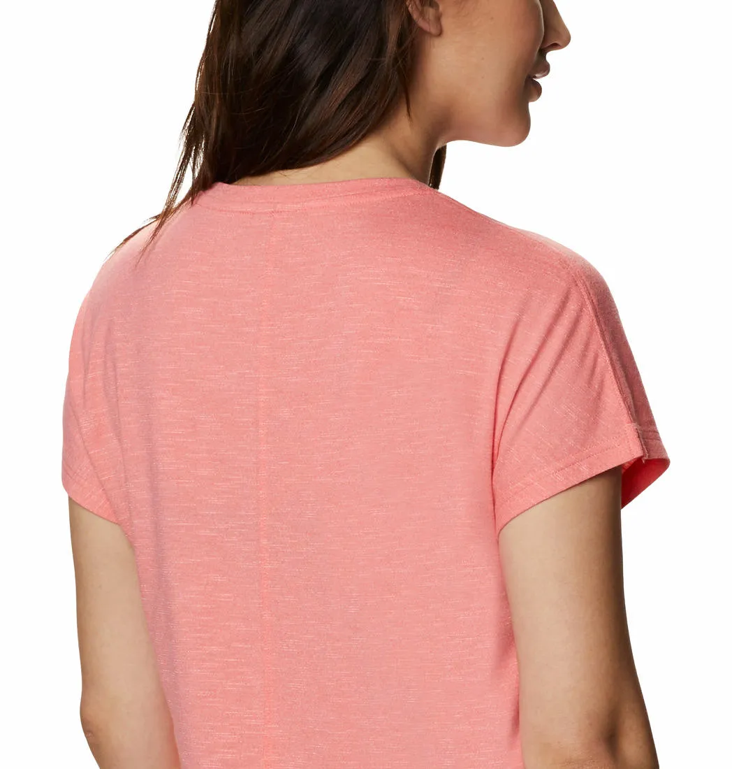 Soft Texture Columbia Women Red Cades Cape Tee