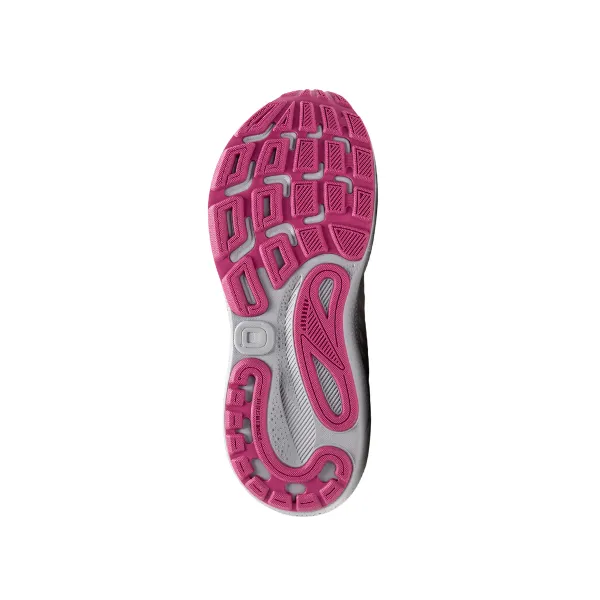 Brooks Women's Adrenaline GTS 24 Wide Grey/White Anti - odor Non Slip Outsole Pattern