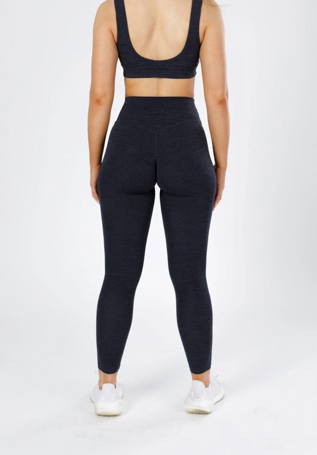 Morning Jog Ultra Light Reluna Spacedye Original Sculptseam? Legging Black Static