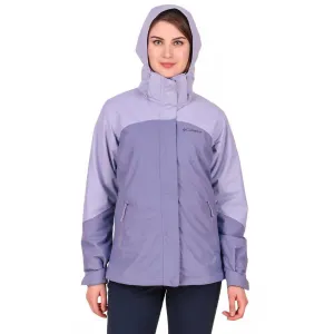 Columbia Women Purple Bugaboo II Fleece Interchange Jacket Ritual Cold-Weather Comfort