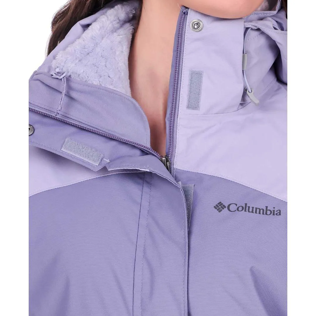 beach scene Non Restrictive Silhouette Columbia Women Purple Bugaboo II Fleece Interchange Jacket
