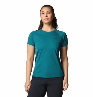 Columbia Women Blue Cirque River Pro SS Crew Breathable Design Everyday Fashion