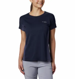 Edgy Columbia Women Blue W Irico Knit SS