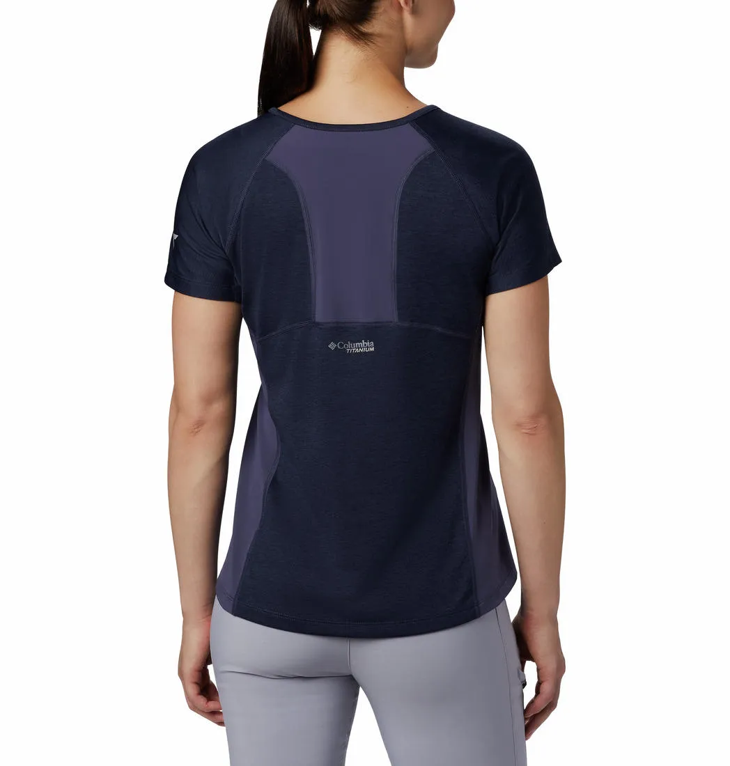 Preppy Columbia Women Blue W Irico Knit SS