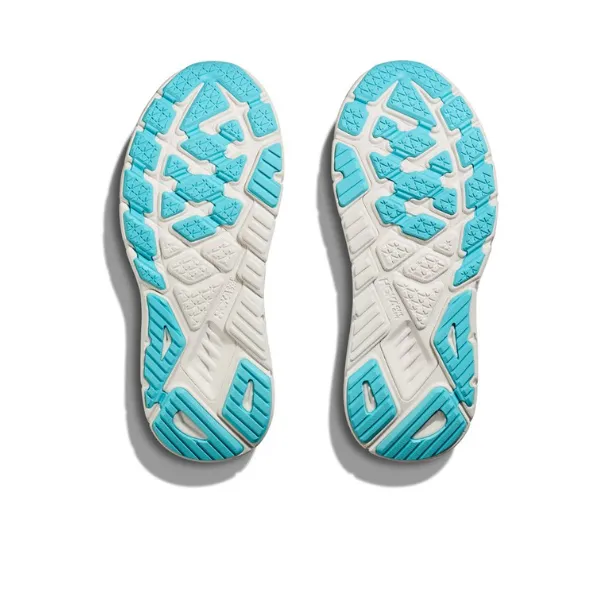 running on soft surface HOKA Women's Arahi 7 (Medium Width) White/Gold