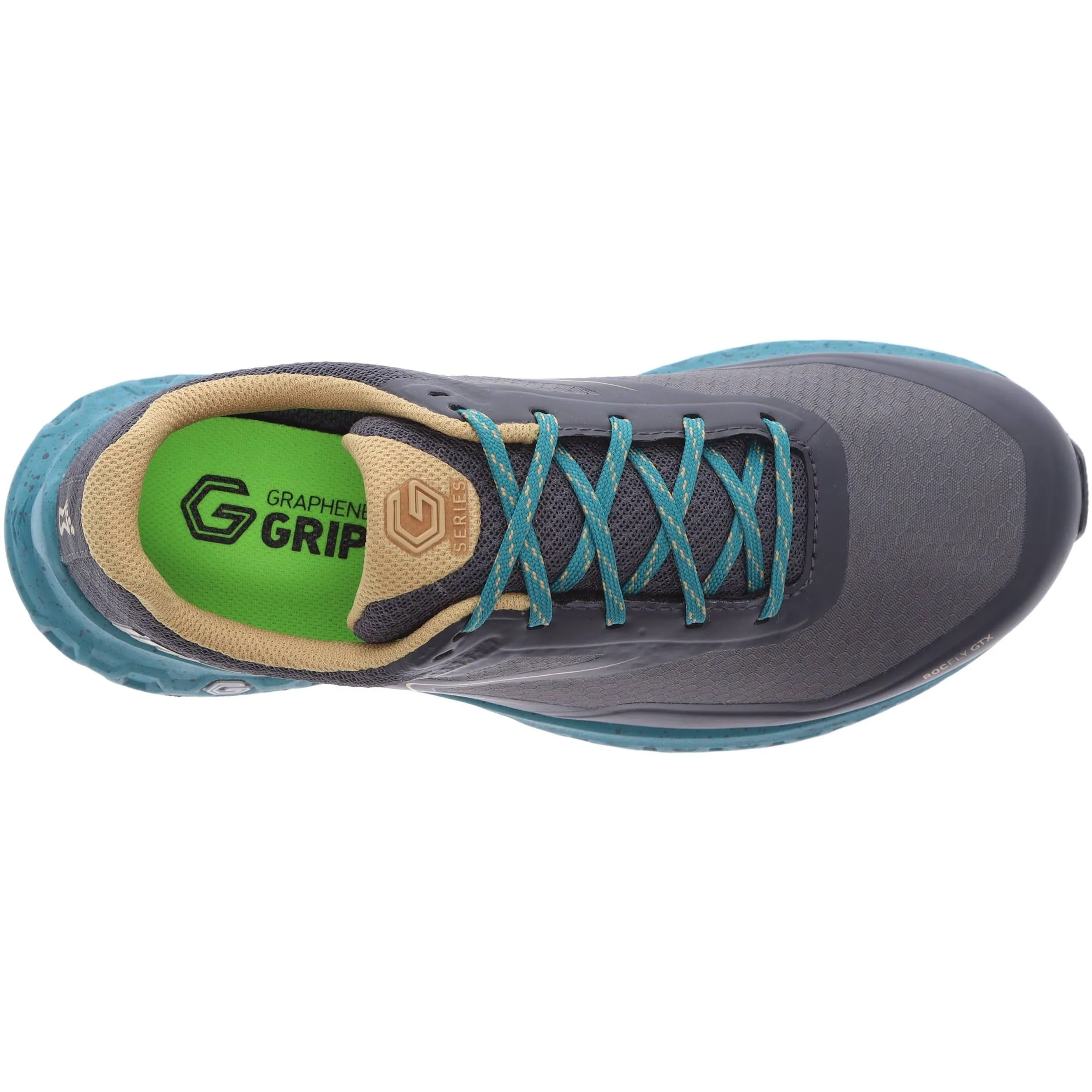 Inov8 RocFly G 350 GORE-TEX Womens Walking Shoes - Grey Stage Pop Core Flex