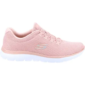 Skechers Summits Womens Training Shoes - Pink Wet Grip Smooth Inner Seams