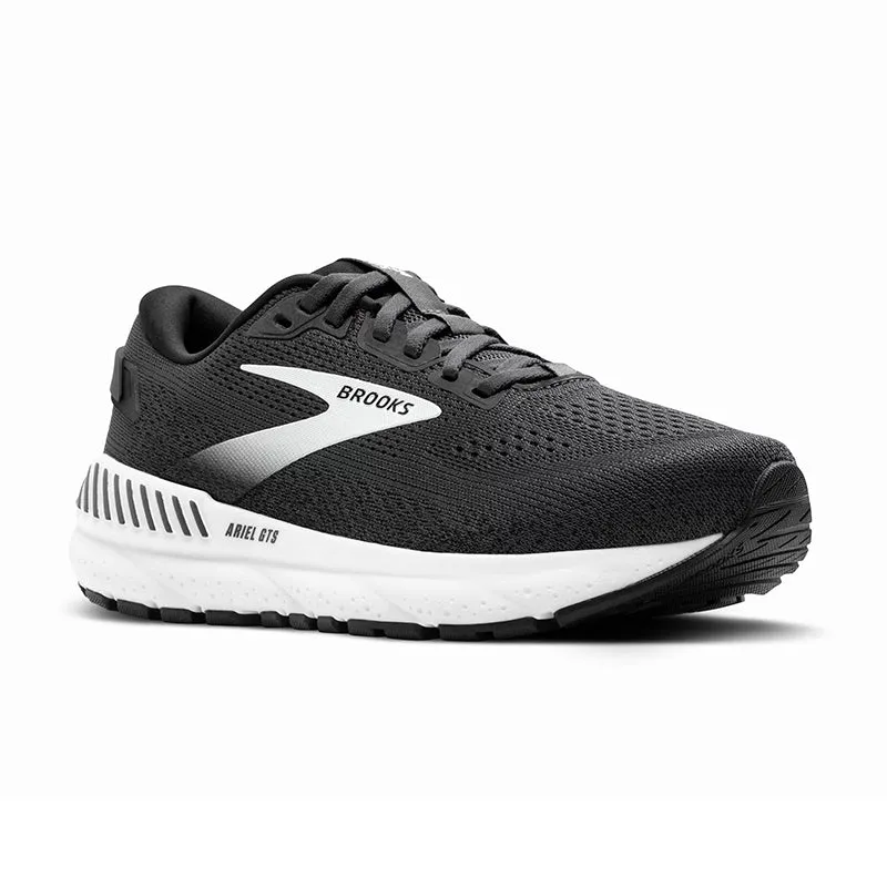 Women's Ariel GTS 24 (WIDE) Ebony/Black/White Quick Flex Durable Fabric