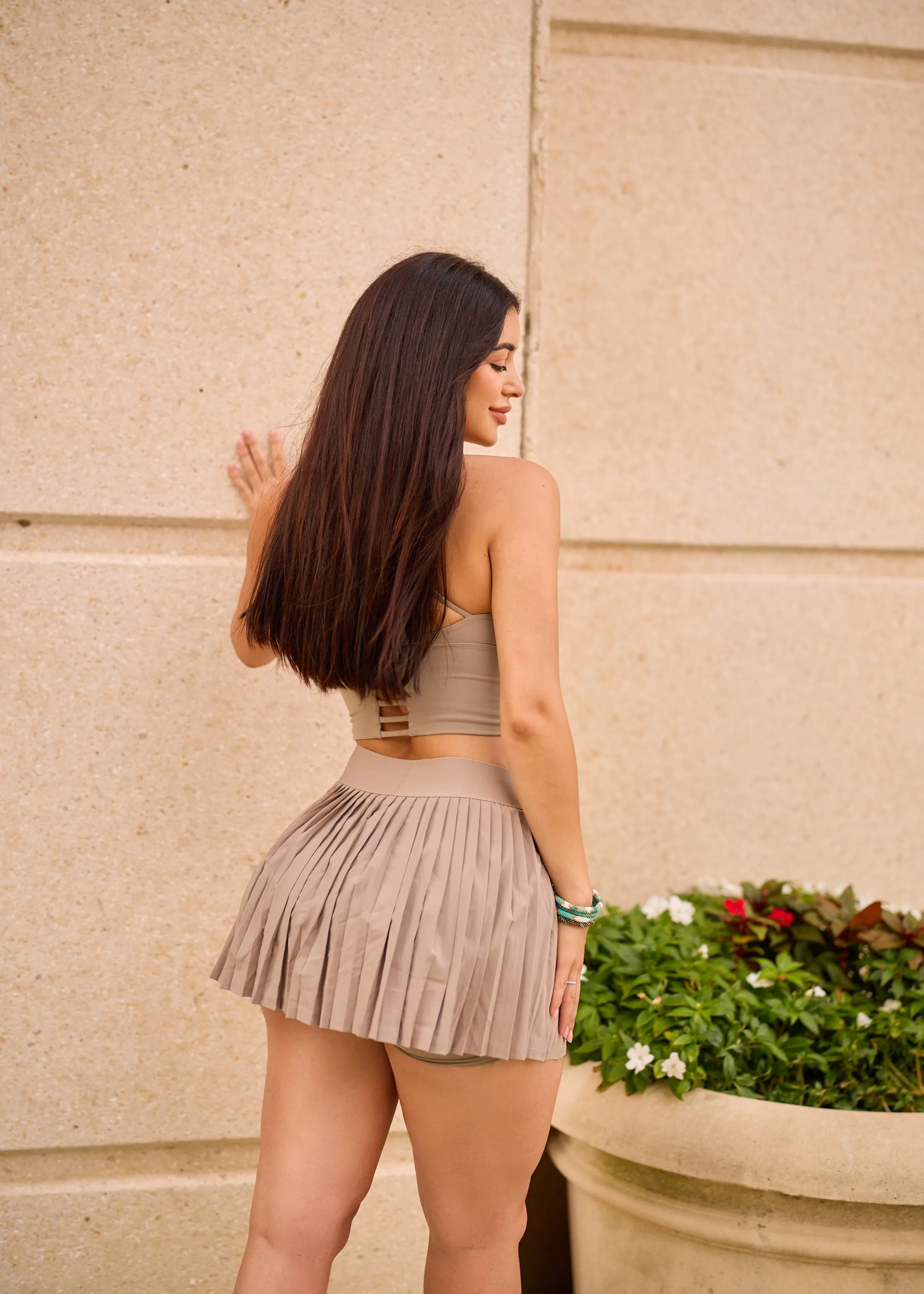 AirFlow Tennis Skirt 2 Piece-Set Editorial Look