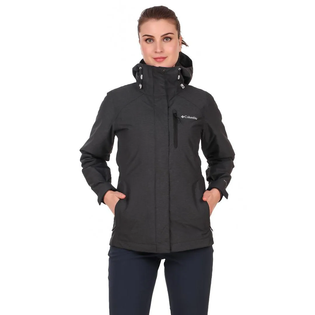 Columbia Women Black Whirlibird IV Interchange Jacket Casual Comfort Wear