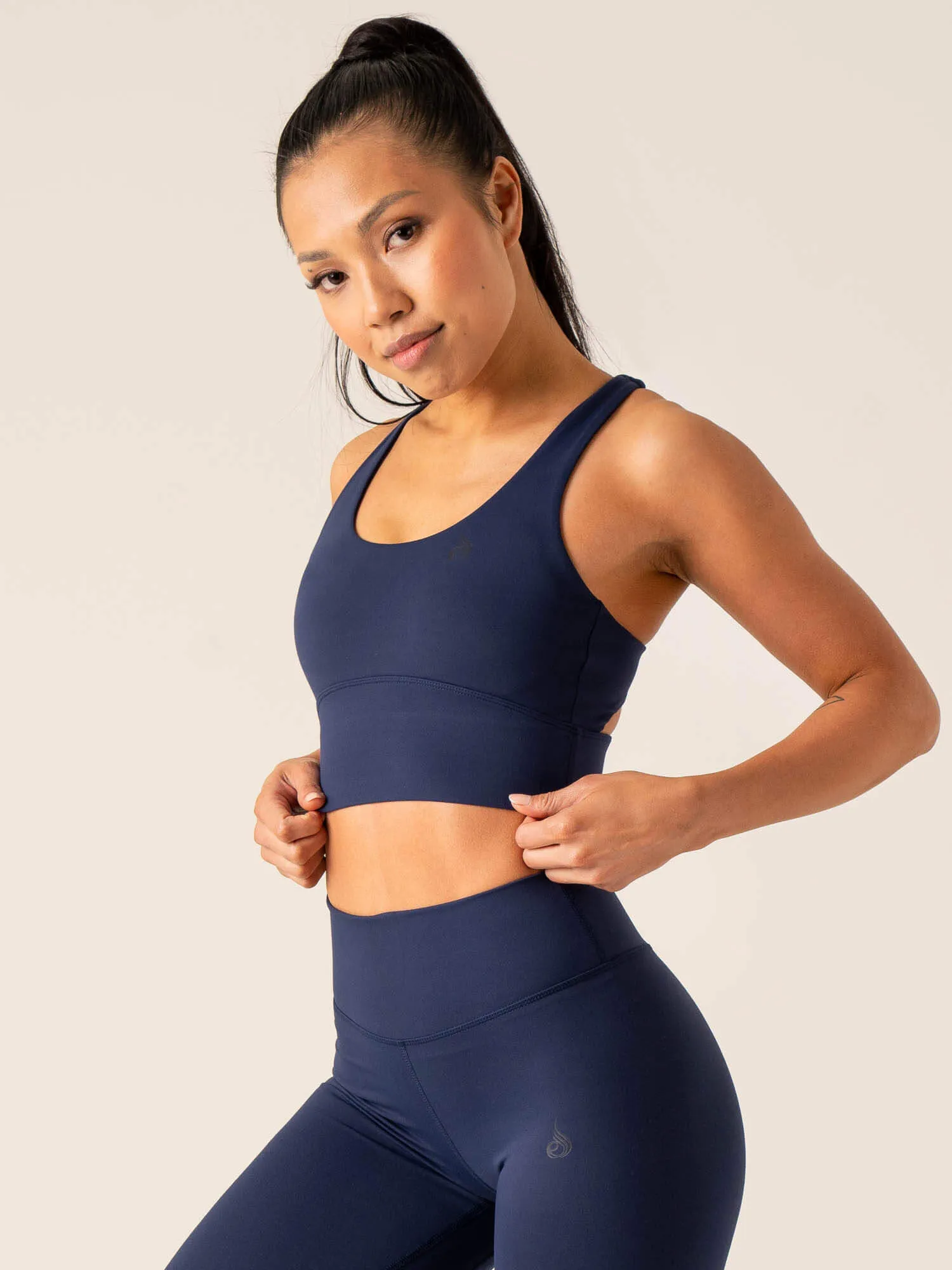 Non-Restrictive Fit NKD Arch Sports Bra - Navy
